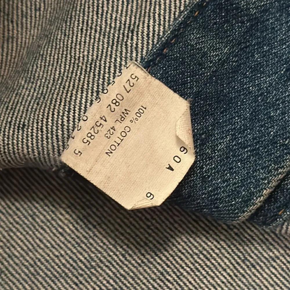 Levi's Vintage Denim Jean Coat 70506 0216 Size 42